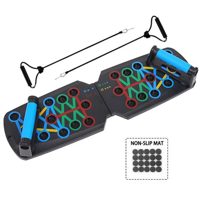 Men'S Portable Multi-Functional Push-Up Board Bodybuilding Fitness Training Equipment Girls' Home Foldable Fat-Burning Equipment