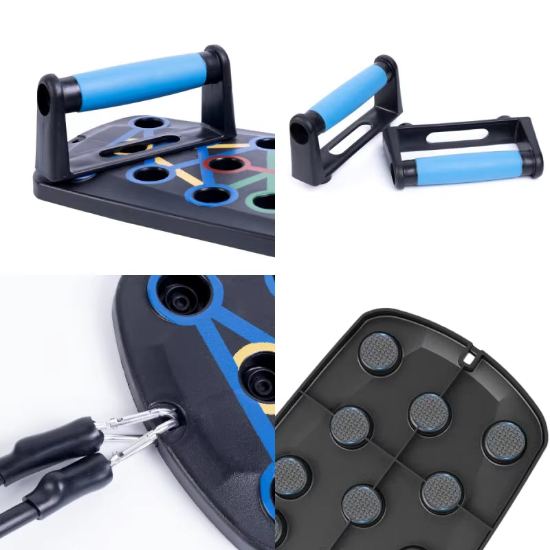 Men'S Portable Multi-Functional Push-Up Board Bodybuilding Fitness Training Equipment Girls' Home Foldable Fat-Burning Equipment