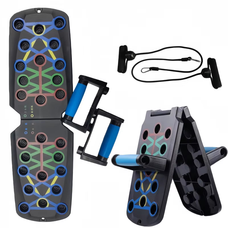 Men'S Portable Multi-Functional Push-Up Board Bodybuilding Fitness Training Equipment Girls' Home Foldable Fat-Burning Equipment