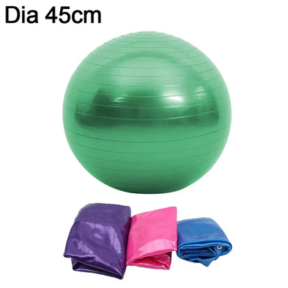 45/25Cm Yoga Ball Gym Fitness Balls Sports Pilates Birthing Fitball Exercise Training Workout Massage Ball Pump Can Be Selected