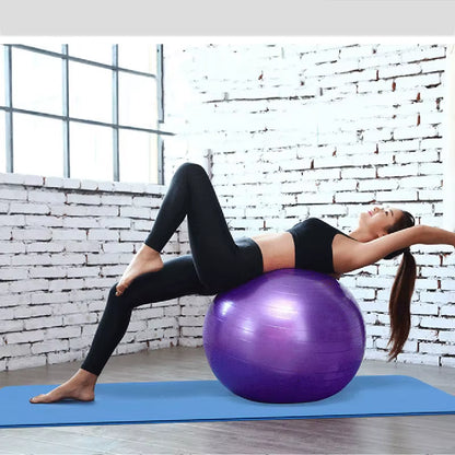 45/25Cm Yoga Ball Gym Fitness Balls Sports Pilates Birthing Fitball Exercise Training Workout Massage Ball Pump Can Be Selected