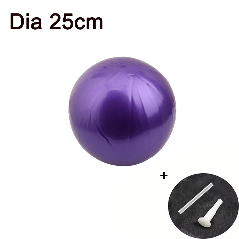 45/25Cm Yoga Ball Gym Fitness Balls Sports Pilates Birthing Fitball Exercise Training Workout Massage Ball Pump Can Be Selected