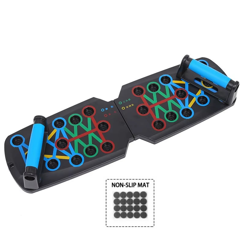 Men'S Portable Multi-Functional Push-Up Board Bodybuilding Fitness Training Equipment Girls' Home Foldable Fat-Burning Equipment