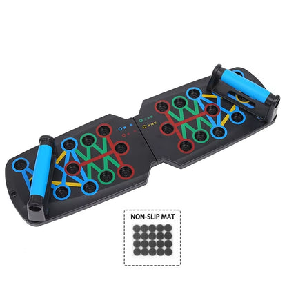 Men'S Portable Multi-Functional Push-Up Board Bodybuilding Fitness Training Equipment Girls' Home Foldable Fat-Burning Equipment