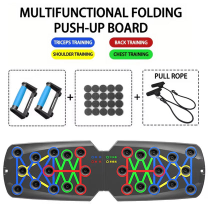 Men'S Portable Multi-Functional Push-Up Board Bodybuilding Fitness Training Equipment Girls' Home Foldable Fat-Burning Equipment