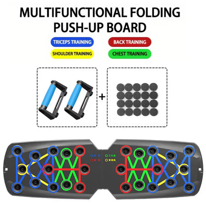 Men'S Portable Multi-Functional Push-Up Board Bodybuilding Fitness Training Equipment Girls' Home Foldable Fat-Burning Equipment