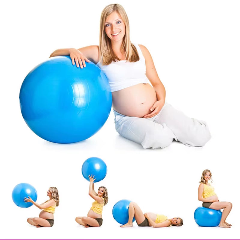 45/25Cm Yoga Ball Gym Fitness Balls Sports Pilates Birthing Fitball Exercise Training Workout Massage Ball Pump Can Be Selected