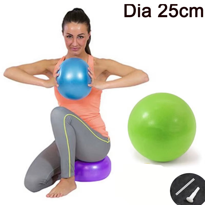 45/25Cm Yoga Ball Gym Fitness Balls Sports Pilates Birthing Fitball Exercise Training Workout Massage Ball Pump Can Be Selected